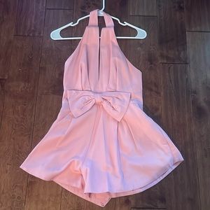 Luxxel small halter neck romper.